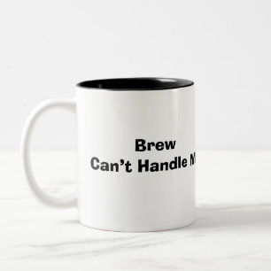 Taza Bicolor Dicho Divertido La Cerveza Moderna No Puede conmig