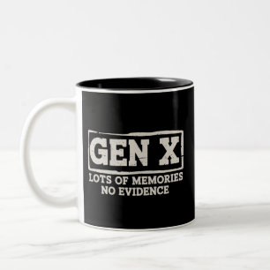 Taza Bicolor Dicho Divertido Sarcástico Gen X Muchos Recuerdos