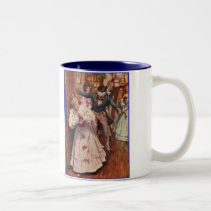 Taza Bicolor Dickens juegos de sociedad del navidad del