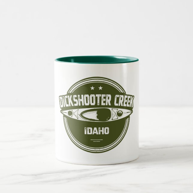 Taza Bicolor Dickshooter Creek Idaho Kayaking (Centro)