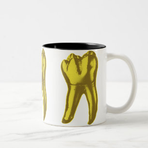 Taza Bicolor Diente de Oro