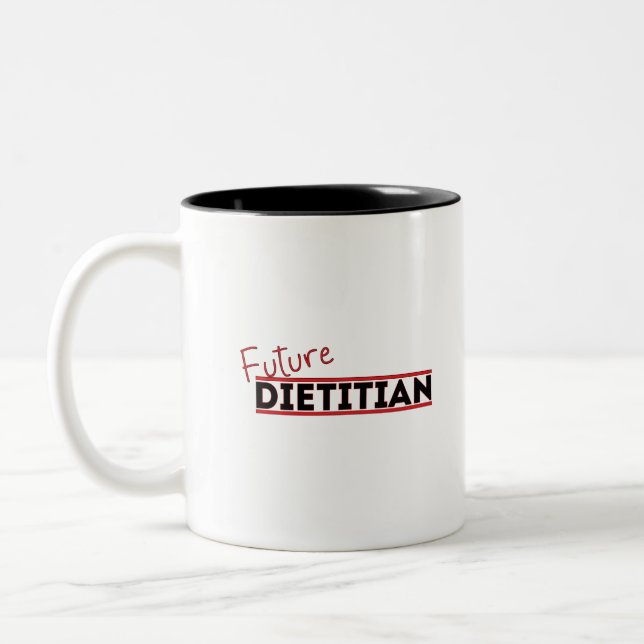 Taza Bicolor Dietista futuro (Izquierda)
