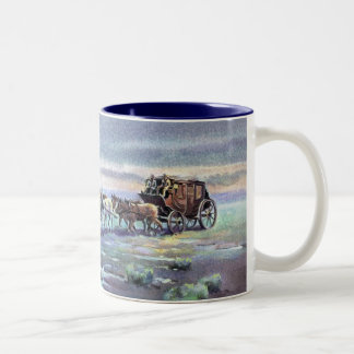 Taza Bicolor DILIGENCIA de la ÚLTIMA HORA DE LA TARDE de SHARON