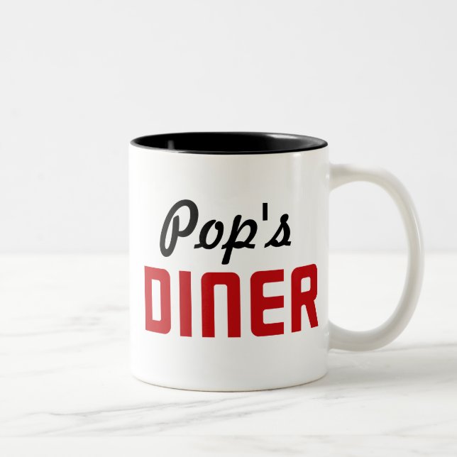 Taza Bicolor Diner del pop (Derecha)