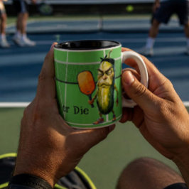 Taza Bicolor Dink o Muere Funny Dill