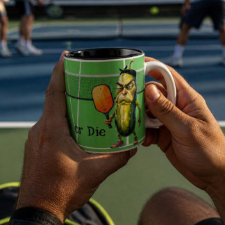 Taza Bicolor Dink o Muere Funny Dill