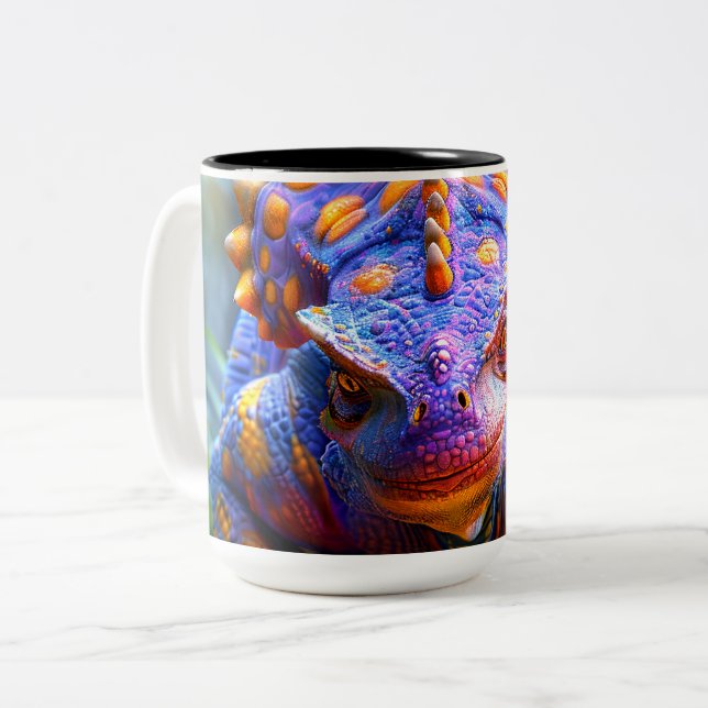 Taza Bicolor DInosaur (Anverso izquierdo)