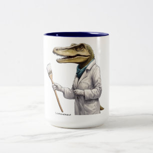 Taza Bicolor Dinosaurio conservasauro