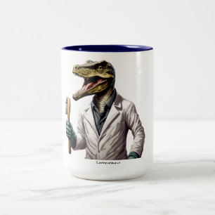 Taza Bicolor Dinosaurio conservasauro
