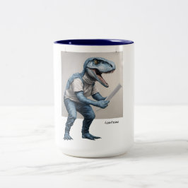 Taza Bicolor Dinosaurio de Exhibitasaur