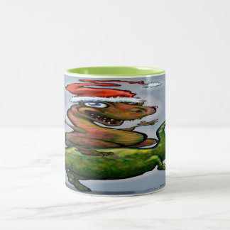 Taza Bicolor Dinosaurios de café de dos tonos