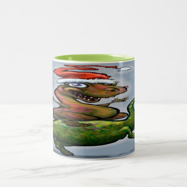 Taza Bicolor Dinosaurios de café de dos tonos (Centro)