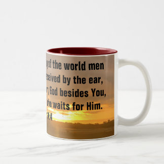 Taza Bicolor Dios actuará