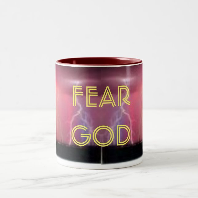 TAZA BICOLOR DIOS DEL MIEDO (Centro)