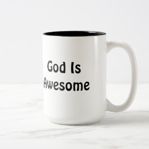 Taza Bicolor Dios es impresionante