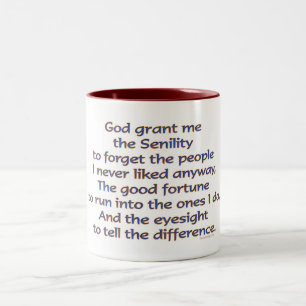 Taza Bicolor Dios Grant yo humor