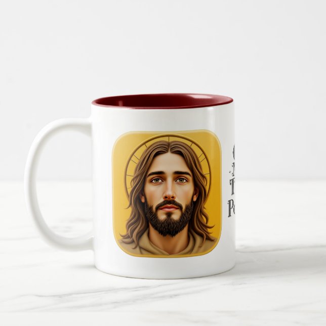 Taza Bicolor Dios hace posibles las cosas (Izquierda)