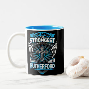 Taza Bicolor Dios Hizo A Los Más Fuertes Y Les Llamó Rutherford