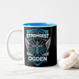 Taza Bicolor Dios Hizo A Los Más Fuertes Y Los Llamó Ogden