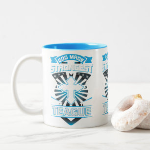 Taza Bicolor Dios Hizo A Los Más Fuertes Y Los Llamó Teague