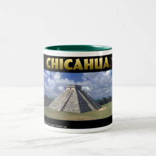Taza Bicolor Dios "KUKULKAN " de la serpiente del maya