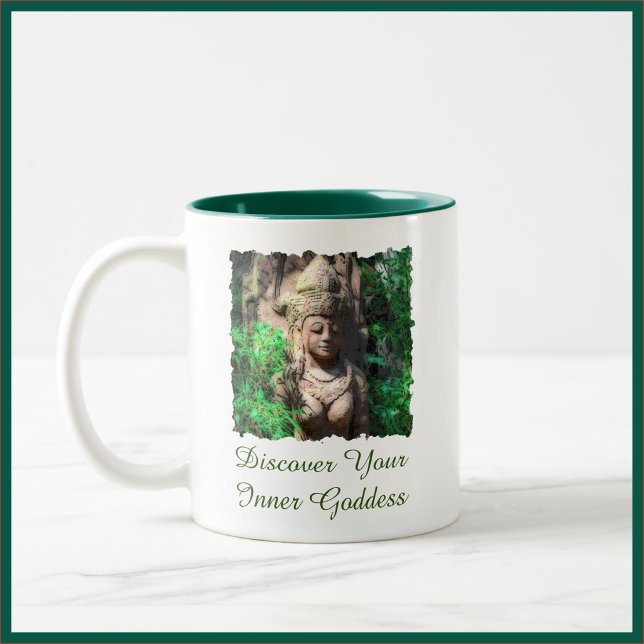 Taza Bicolor Diosa Mug (Bookmark my store! https://www.zazzle.com/store/capricepetit)
