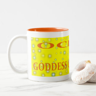 Taza Bicolor Diosa Ochun De Las Estrellas Del Río