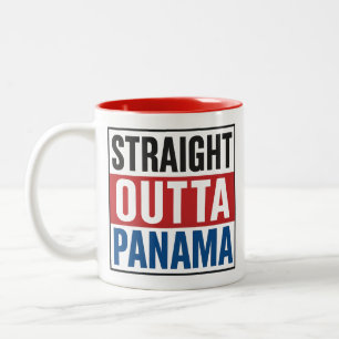 Taza Bicolor Directamente fuera de Panamá - Orgullo estilo band