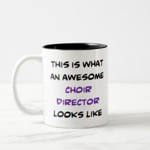 Taza Bicolor director de coros, impresionante