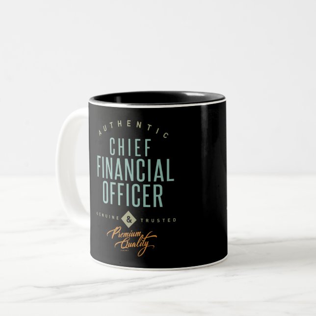 Taza Bicolor Director Financiero (Anverso izquierdo)