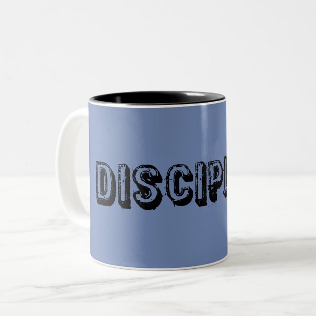 Taza Bicolor Disciplina (Anverso izquierdo)