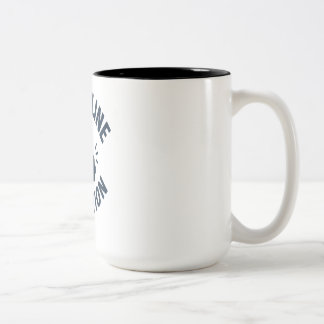 Taza Bicolor Disciplina Mayor que Motivación - Gimnasio Fitness