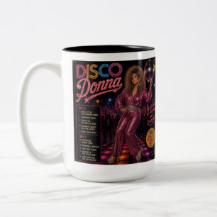 Taza Bicolor Disco Donna & Disco Dazzler