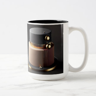 Taza Bicolor Diseñador especial y único de pasteles