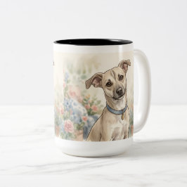 Taza Bicolor Diseño acogedor para amantes de las mascotas de Li