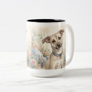 Taza Bicolor Diseño acogedor para amantes de las mascotas de Li