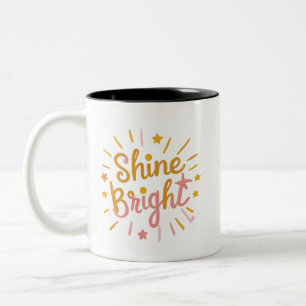 Taza Bicolor Diseño Brillante – Diseño Energético y Positivo f
