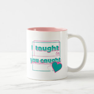 Taza Bicolor Diseño de agradecimiento divertido para profesores