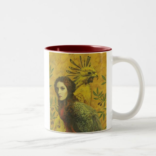 Taza Bicolor Diseño de Bird Lady Mutant (Derecha)