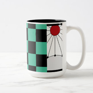 Taza Bicolor Diseño de Damon Slayer Tanjiro Kamado