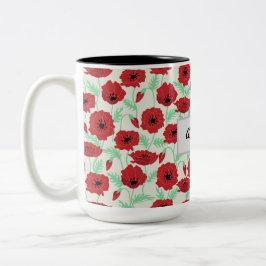 Taza Bicolor Diseño de disquete personalizado