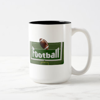 Taza Bicolor Diseño de Fútbol
