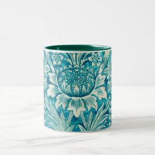 Taza Bicolor Diseño de girasol
