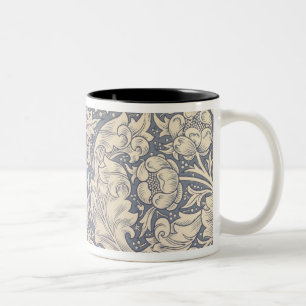 Taza Bicolor Diseño de la "margarita" (materia textil)