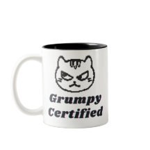 Diseño de meme divertido "Grumpy Certified"