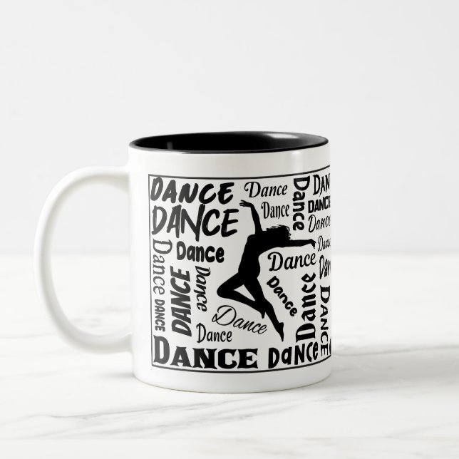 Taza Bicolor Diseño de Mug Dance (Izquierda)