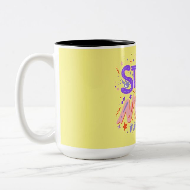 Taza Bicolor Diseño de mugs de moda (Izquierda)