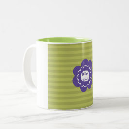 Taza Bicolor Diseño de pantone 2018 ultravioleta