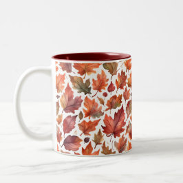 Taza Bicolor Diseño de Patrón de Radiancia Rústica