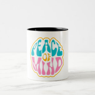 Taza Bicolor diseño de tranquilidad mental